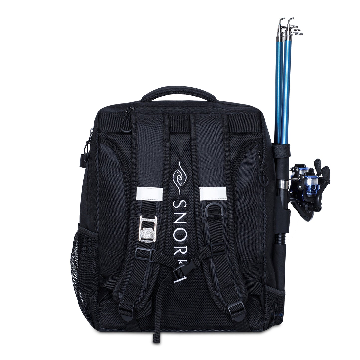 SNORKA Ultimate Fishing Backpack – Waterproof Angler Gear Pack with Insulated Cooler & Rod Holders